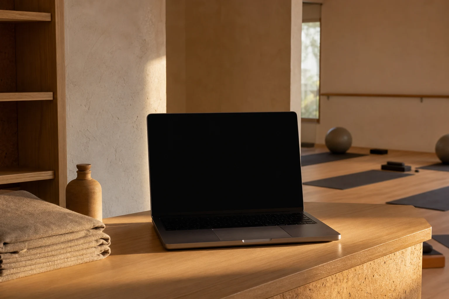 Solstice Wellness concept shown in a second industry-specific environment