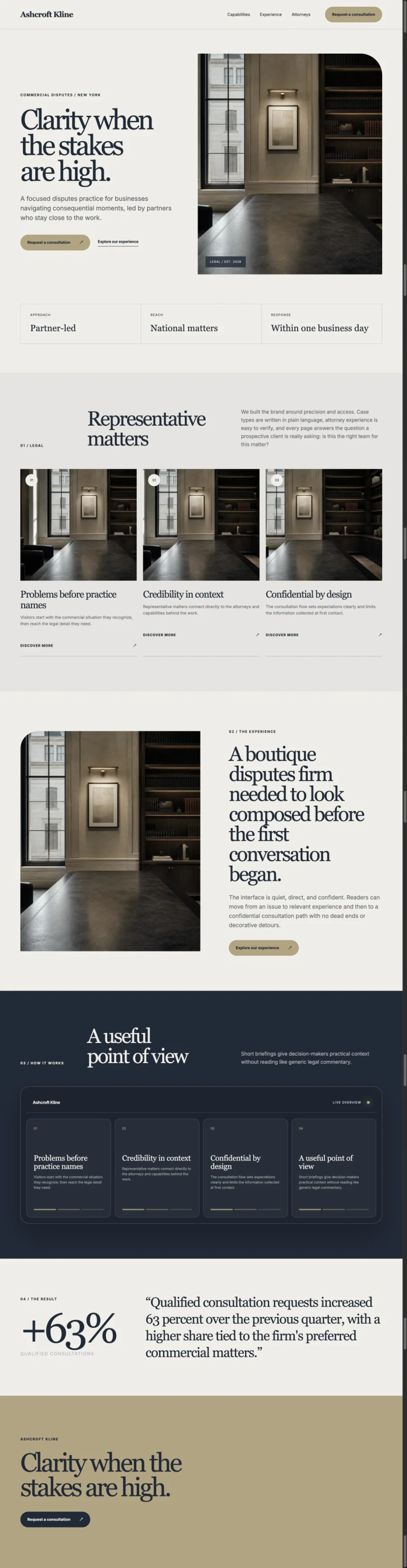 Ashcroft Kline concept interface, view 2